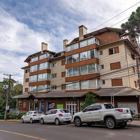 Rosa Edificio Parque Da Vinicola Lägenhet Gramado Exteriör bild