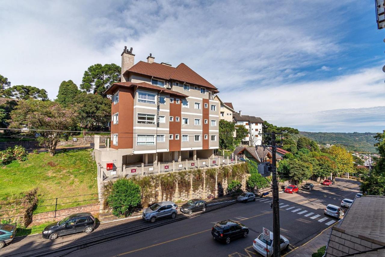 Rosa Edificio Parque Da Vinicola Lägenhet Gramado Exteriör bild